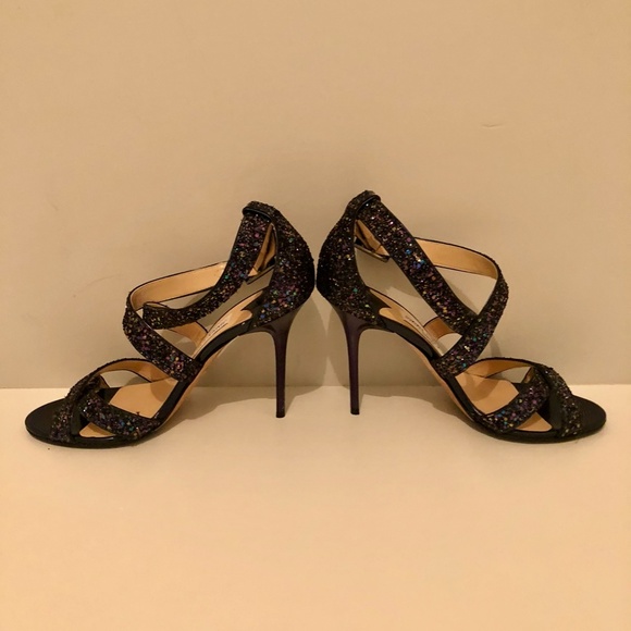 Jimmy Choo Lottie Glitter Sandals - Picture 5 of 5